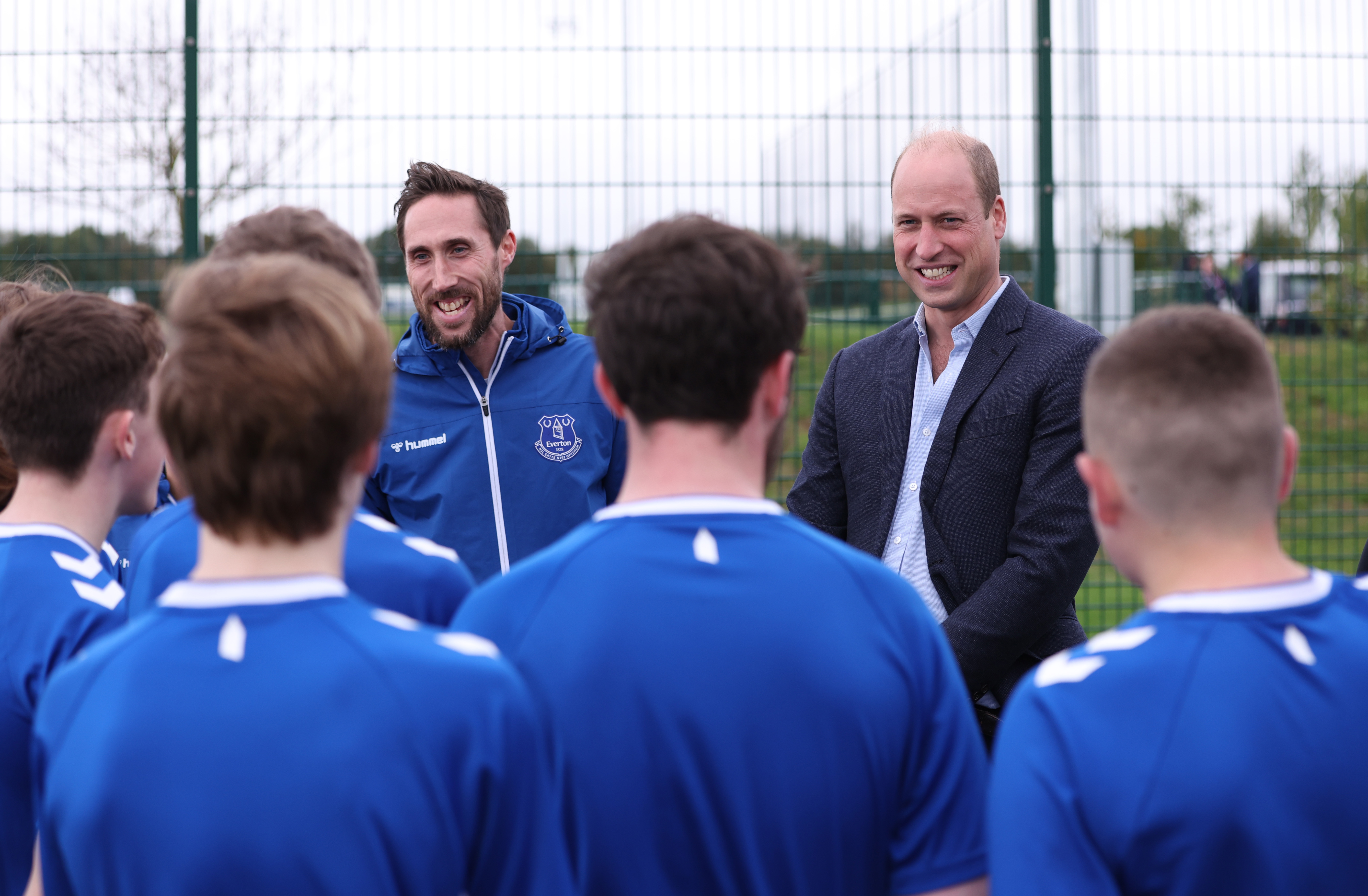 HRH meets Team England at St.George's Park