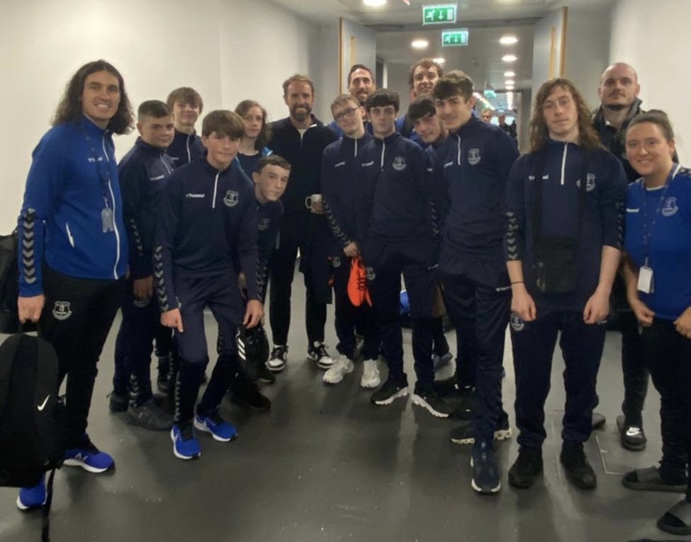 Team England with Gareth Southgate
